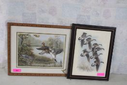 2 Framed Art Prints Doug Lindstrand & V. West