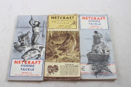 3 Netcraft Fishing Tackle Catalogs 65B, 66D, 67A