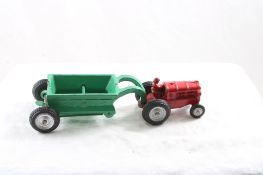 Arcade Cast Iron Tractor & Farm Wagon