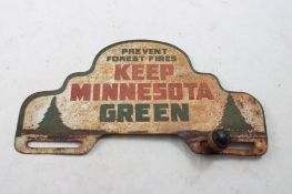 Keep Minnesota Green License Plate Topper