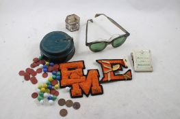 Marbles, Varsity Jacket Letters, Sunglasses & More