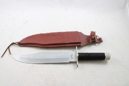 Frost Cutlery Large Survival Knife w/Compass