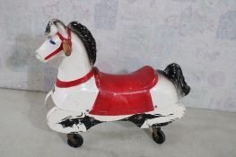 Molded Plastics Inc. Ride On Horse w/Wheels Toy
