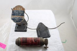 Inert Brass Fire Extinguisher & Holders