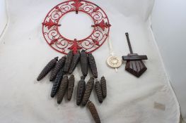 Cuckoo Clock Weights, Flue Frame, Pendulums