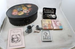 Oval Wood Toleware Box & More