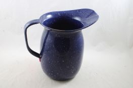 WWII U.S.N. Graniteware Water Pitcher