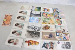 25 Political, World's Fair, RPPCs, Adv Postcards