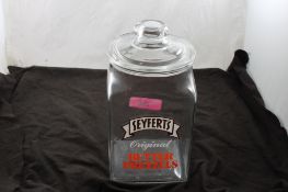 Seyfert's Orig. Butter Pretzels Store Display Jar