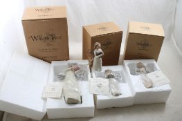4 Willow Tree Angel Figures
