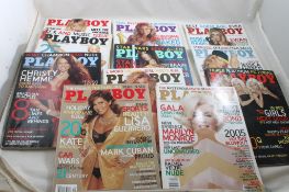11 Playboy Magazines 2005 & 2006