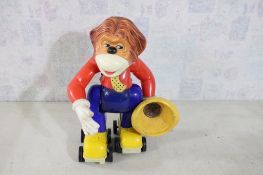 1963 Skating Monkey by Ideal Battery Operated Toy