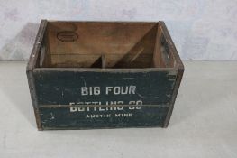 Big Four Bottling Company Soda Crate Austin Minn.