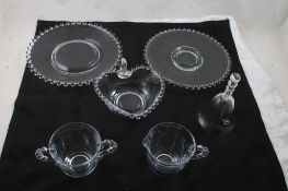 6 Pieces of Candlewick Glass