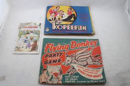 Flying Donkey Party Game, 1927 Arcade Toys Book