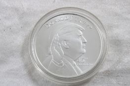 Donald Trump 1 ozt .999 AG Silver Round