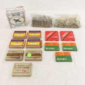 Assorted Rifle Primers & Brass, & Empty Shell Box