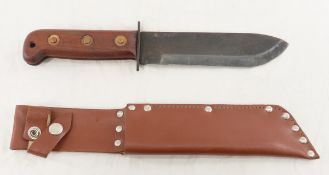 Sheffield England Fighting Knife & Scabbard