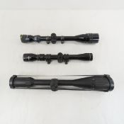 3 rifle scopes TASCO & PSA