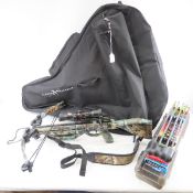 Parker Challenger Crossbow, scope, arrows and case