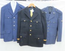 Army Dress Blues & 2 Air Force Uniforms