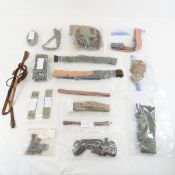 WWII Web Helmet, Chin, Misc Straps