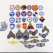 Collection of US Military cloth patches