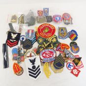 US military cloth insignia WWII - Vietnam