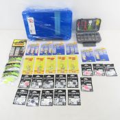 New Fishing Jigs, Worms and Cases