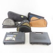 11 Soft Handgun Cases, 2 Hard Cases