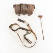 WWII German Ammo Pouch, Cleaning Rod & More