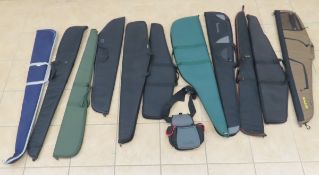 11 Rifle, Shotgun Soft Cases & Ammo Bag