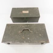 2 US Army Tank Puller and Pump Boxes, WWII era