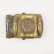 Japanese Coin Trench Art Belt Buckle
