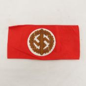 WWII German Wehrmacht SA Armband with RZM tag