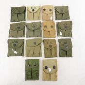 14 Ammo Pouches, Some WWII