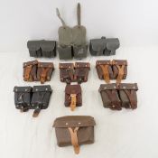 WWII Russian & Italian Ammo Pouches