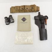 WWI Binoculars, Mauser Holster Set & More