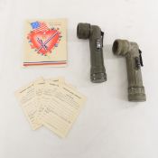 WWII & Vietnam Military Flashlights & more