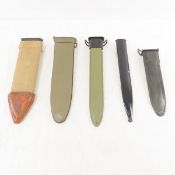 WWI & WWII Bayonet & knife scabbards
