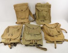 5 WWI 1918 Haversacks