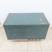 WWII era US Military Shipping Crate, Removable Lid