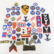 Collection of US Military cloth patches