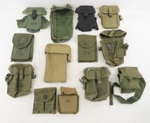 Small Arms Ammo Pouches, Some WWII