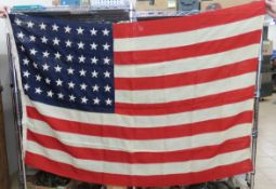 Sterling Wool 18 star American Flag, Sewn Stars