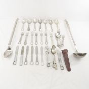 US Army Flatware, Soup Ladle, Forks, Spoons