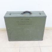 WWII Hartmann Seapack US Navy Suitcase & Key