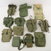 Small Arms Ammo Pouches, Some WWII