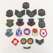 Collection of US Military cloth patches