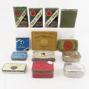 13 Misc Vintage Tobacco & Soap Tins